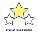 Draps et taies d'oreillers