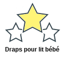 Draps pour lit bébé