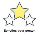 Echelles pour ponton