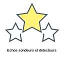 Echos sondeurs et détecteurs