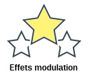 Effets modulation