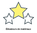 Élévateurs de matériaux