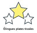 Élingues plates tissées