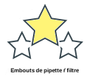 Embouts de pipette ŕ filtre