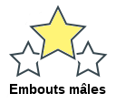 Embouts mâles