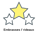 Embrasses ŕ rideaux