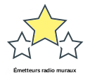 Émetteurs radio muraux