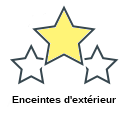 Enceintes d'extérieur