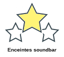 Enceintes soundbar