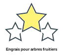 Engrais pour arbres fruitiers