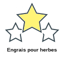 Engrais pour herbes