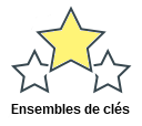 Ensembles de clés