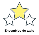 Ensembles de tapis