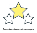 Ensembles tasses et soucoupes