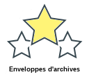 Enveloppes d'archives