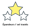 Épandeurs ŕ sel tractés