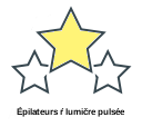 Épilateurs ŕ lumičre pulsée