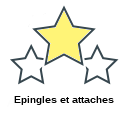 Epingles et attaches