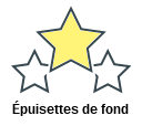 Épuisettes de fond