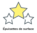 Épuisettes de surface