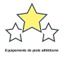 Equipements de piste athlétisme