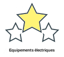 Equipements électriques