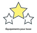 Équipements pour boxe