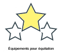 Équipements pour équitation