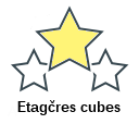 Etagčres cubes