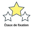 Étaux de fixation