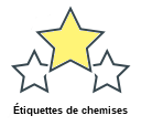 Étiquettes de chemises