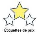 Étiquettes de prix