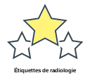 Étiquettes de radiologie