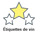 Étiquettes de vin