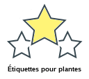 Étiquettes pour plantes