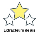 Extracteurs de jus