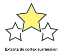 Extraits de cortex surrénalien