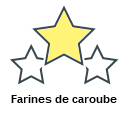 Farines de caroube