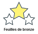 Feuilles de bronze