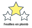 Feuilles en plomb