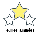 Feuilles laminées