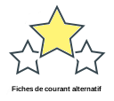 Fiches de courant alternatif