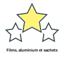 Films, aluminium et sachets