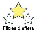 Filtres d'effets