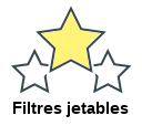 Filtres jetables