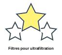 Filtres pour ultrafiltration