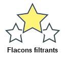 Flacons filtrants