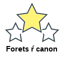 Forets ŕ canon