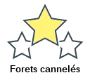 Forets cannelés