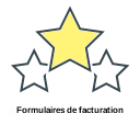 Formulaires de facturation